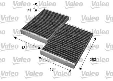 Filtru habitaclu cu carbune activ potrivit MERCEDES C (C204), C T-MODEL (S204), C (W204), CLS (C219), S (C216), S (W221, V221) 1.8-6.2 dupa 2005 [1]