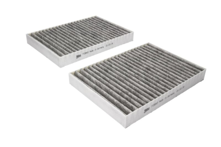 Filtru aer habitaclu - Filtru habitaclu cu carbune activ potrivit MERCEDES C (C204), C T-MODEL (S204), C (W204), CLS (C219), S (C216), S (W221, V221) 1.8-6.2 dupa 2005