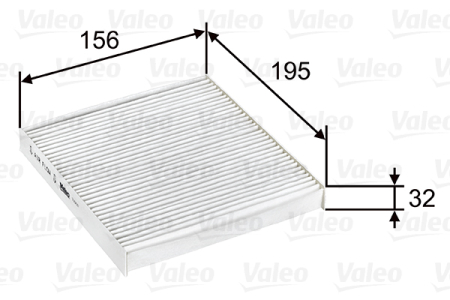 Filtru habitaclu potrivit DAIHATSU CUORE VI, SIRION, TERIOS, TREVIS; SUBARU JUSTY IV 1.0/1.3/1.5 dupa 1998 [1]