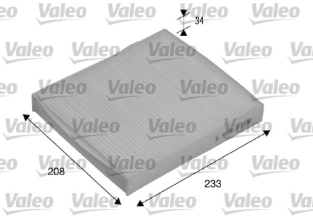 Filtru habitaclu potrivit VOLVO C30, C70 II, S40 II, V50; FORD FOCUS II, FOCUS II/KOMBI 1.4-Electric 2003-2013 [1]