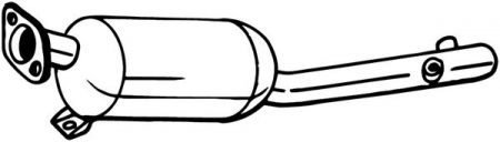 Filtru particule (DPF) - Filtru particule DPF potrivit RENAULT LAGUNA III 2.0D 10.07-12.15