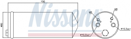 Filtru uscator AC MITSUBISHI L 200, L 200 / TRITON 2.0/2.4/2.5D intre 1996-2015