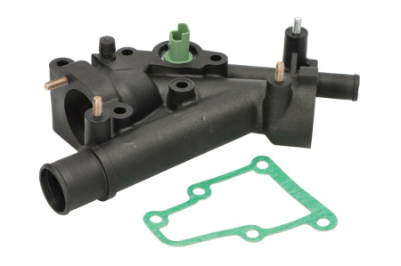 Element sistem racire - Flansa lichid racire cu senzor potrivit CITROEN C3 I, C4, C4 GRAND PICASSO I, C4 I, C4 PICASSO I, C5 II, C5 III; PEUGEOT 206, 307, 308, 308 I, 406, 407, 607 1.1-2.2 08.98-