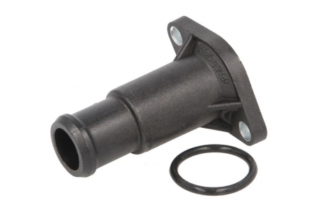 Piese Auto - Flansa lichid racire (numar iesiri: 1) potrivit AUDI 100 C4, 80 B3, 80 B4, A6 C4, COUPE B3; SEAT CORDOBA, IBIZA II, TOLEDO I; VW CORRADO, GOLF II, GOLF III, JETTA II 1.6/1.8/2.0 08.83-09.01