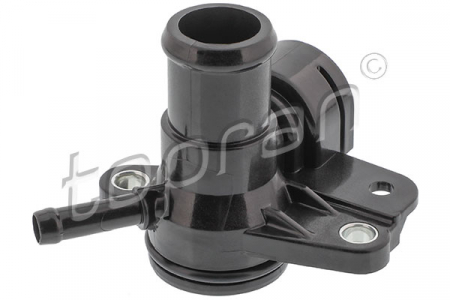 Flansa lichid racire (numar iesiri: 1) potrivit AUDI Q3, TT; SEAT ALHAMBRA, ALTEA, ALTEA XL, LEON; SKODA OCTAVIA II, SUPERB II, YETI; VW BEETLE, CC B7, EOS, GOLF V, GOLF VI 1.8/2.0 10.04-10.18 [2]