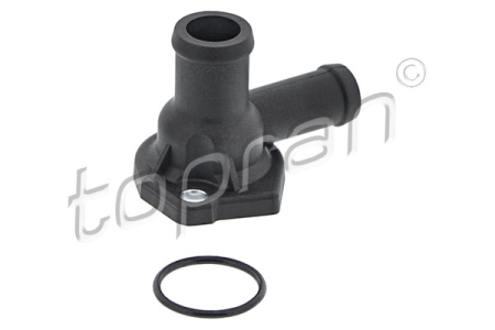 Flansa lichid racire (numar iesiri: 2) potrivit AUDI 100 C3, 80 B2, 80 B3; SEAT ALHAMBRA, CORDOBA, IBIZA II, TOLEDO I; VW GOLF I, GOLF III, JETTA I, PASSAT B2 1.6-2.0 08.82-03.10 [1]