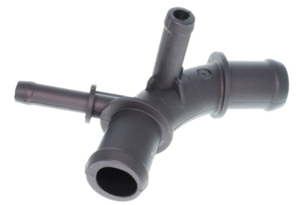 Element sistem racire - Flansa lichid racire (numar iesiri: 2) potrivit AUDI A1, A3, Q3; SEAT ALHAMBRA, IBIZA IV SC, IBIZA IV ST, LEON, LEON ST, TOLEDO IV; SKODA FABIA III, OCTAVIA III, RAPID 1.2/1.4 08.12-12.22