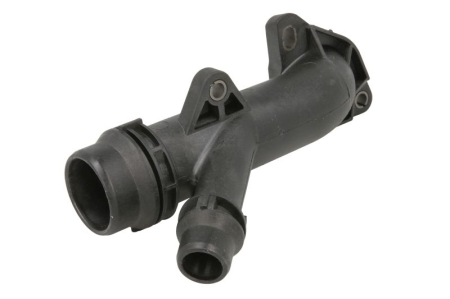 Element sistem racire - Flansa lichid racire (numar iesiri: 2) potrivit BMW 1 (E81), 1 (E82), 1 (E87), 1 (E88), 3 (E46), 3 (E90), 3 (E91), 3 (E92), 3 (E93), 5 (E60), 5 (E61), X1 (E84) 1.6/1.8/2.0 12.00-06.15