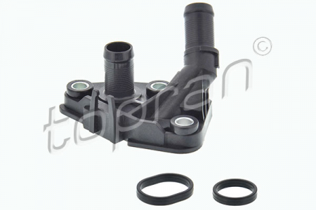 Flansa lichid racire (numar iesiri: 2) potrivit DACIA DOKKER, DOKKER/MINIVAN, DUSTER, LODGY, LOGAN, LOGAN EXPRESS, LOGAN II, LOGAN MCV, LOGAN MCV II, SANDERO, SANDERO II 1.2/1.5D/1.6 09.98- [2]