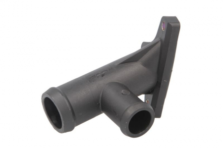 Elemente sistem racire - Flansa lichid racire (numar iesiri: 2) potrivit SEAT TOLEDO I; VW CORRADO, GOLF II, JETTA II, PASSAT B3/B4, SCIROCCO 1.8/2.0 02.86-03.99
