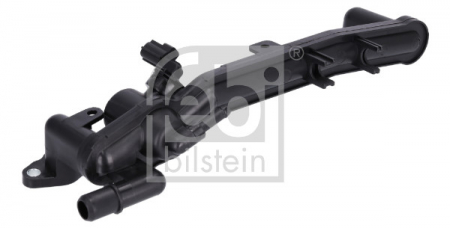 Flansa lichid racire (numar iesiri: 2) with sensor potrivit JAGUAR XF I, XJ; LAND ROVER DISCOVERY IV, RANGE ROVER III, RANGE ROVER IV, RANGE ROVER SPORT I, RANGE ROVER SPORT II 5.0 03.09-03.22 [1]
