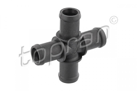 Flansa lichid racire (numar iesiri: 4) potrivit AUDI A3; SEAT ALTEA, ALTEA XL, LEON; VW BEETLE, CADDY III, CADDY III/MINIVAN, GOLF PLUS V, GOLF VI, JETTA IV, TOURAN, T-ROC 1.0/1.2 dupa 2008 [1]