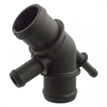 Elemente sistem racire - Flansa lichid racire (numar iesiri: 4) potrivit AUDI A3, TT; SEAT ALHAMBRA, CORDOBA, CORDOBA VARIO, IBIZA II, LEON, TOLEDO II; SKODA OCTAVIA I, OCTAVIA I/KOMBI; VW BORA 1.4-2.8 12.95-12.13