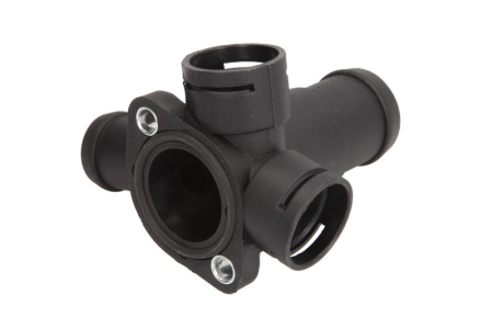Element sistem racire - Flansa lichid racire potrivit AUDI 80 B4; SEAT TOLEDO I; VW GOLF II, JETTA II, PASSAT B3/B4, TRANSPORTER T3, TRANSPORTER T4 1.6D/1.7D/1.9D 08.83-04.03
