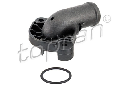 Element sistem racire - Flansa lichid racire potrivit AUDI A2; SEAT ALTEA, ALTEA XL, CORDOBA, IBIZA III, IBIZA IV, IBIZA IV ST, LEON, TOLEDO III; SKODA FABIA I, FABIA I PRAKTIK 1.4/1.4LPG/1.6 10.99-05.15
