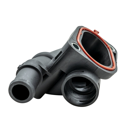 Element sistem racire - Flansa lichid racire potrivit AUDI A3; MITSUBISHI GRANDIS; SEAT ALTEA, ALTEA XL, LEON, TOLEDO III; SKODA OCTAVIA II, SUPERB II; VW CADDY III, CADDY III/MINIVAN 1.9D/2.0D 05.03-12.13