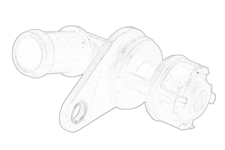 Element sistem racire - Flansa lichid racire potrivit AUDI Q7; PORSCHE CAYENNE, PANAMERA; VW TOUAREG 3.0D 01.10-05.18