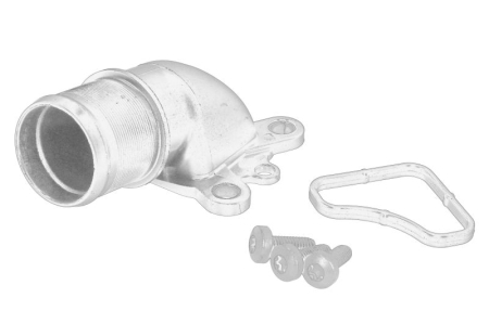 Element sistem racire - Flansa lichid racire potrivit NISSAN PRIMASTAR, QASHQAI I, X-TRAIL II; OPEL VIVARO A; RENAULT ESPACE IV, GRAND SCENIC II, GRAND SCENIC III, KOLEOS I, LAGUNA, LAGUNA II 2.0D 08.05-