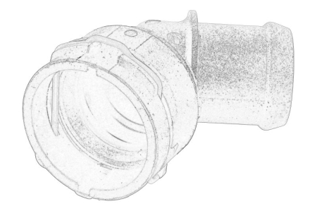 Element sistem racire - Flansa lichid racire potrivit SEAT ALHAMBRA, CORDOBA, IBIZA III, LEON, TOLEDO II; SKODA FABIA I, FABIA II, ROOMSTER, ROOMSTER PRAKTIK; VW BORA, BORA I, FOX, GOLF IV 1.4-2.8 09.95-10.10