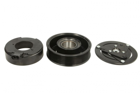 Elemente compresor AC - Fulie ambreiaj compresor AC clima  (DELPHI CVC 12V 7PK 110mm) RENAULT ESPACE IV 1.9D/2.0/2.2D dupa 2002