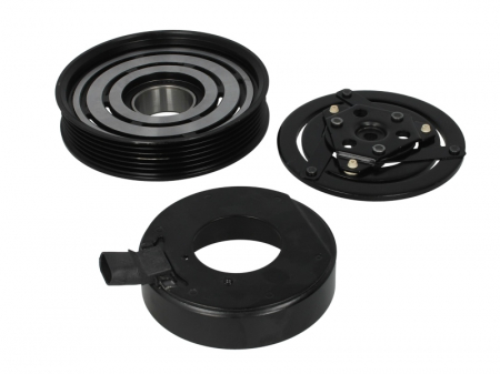 Elemente compresor AC - Fulie ambreiaj compresor AC clima  (DELPHI CVC 6PK 125mm) NISSAN ALMERA II, QASHQAI I; RENAULT GRAND SCENIC II, MEGANE I, MEGANE I CLASSIC, MEGANE I COACH, MEGANE II 1.4-2.0 dupa 1998