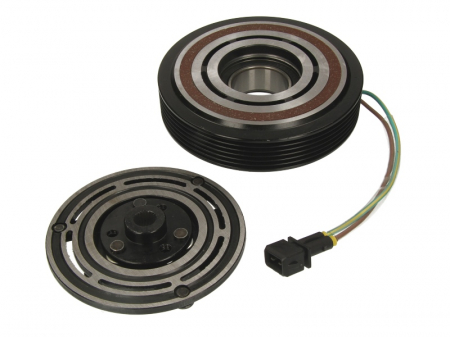 Elemente compresor AC - Fulie ambreiaj compresor AC clima  (SANDEN SD7V16 6PK 126mm) VW LT 28-35 II, LT 28-46 II, TRANSPORTER IV 2.4D-2.8D intre 1990-2006