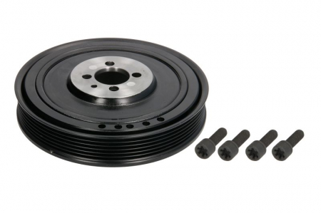 Elemente motor - Fulie curea arbore cotit (numar dinti: 5) potrivit ALFA ROMEO 145, 146, 147, 156, 159, BRERA, GIULIETTA, GIULIETTA/HATCHBACK, GT, MITO, SPIDER; FIAT BRAVA, BRAVO I, BRAVO II, CROMA, DOBLO 1.6-2.2 03.9