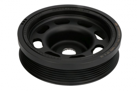 Elemente motor - Fulie curea arbore cotit (numar dinti: 5) potrivit AUDI A1, A4 B9, A5, Q2, Q3; SEAT LEON, LEON SPORTSTOURER, TARRACO; SKODA FABIA III, FABIA III PRAKTIK, KAMIQ, KAROQ, KODIAQ, OCTAVIA III 1.2-1.6 01.1