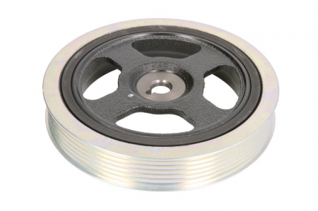 Elemente motor - Fulie curea arbore cotit potrivit HYUNDAI ELANTRA IV, ELANTRA V, ELANTRA VI, I20 I, I30, I40 I, I40 I CW, IX20, IX35, TUCSON, VELOSTER; KIA CARENS III, CARENS IV, CEE'D, CERATO I, CERATO II 1.4/1.6 04