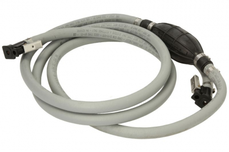 Piese Auto - Furtun combustibil cu pompa manuala; conector diametru in inchi: 3/8inch EVINRUDE; JOHNSON (set)