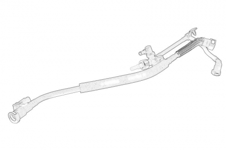 Alimentare combustibil - Furtun combustibil FORD C-MAX II, FOCUS III, MONDEO IV, S-MAX, TOURNEO CONNECT V408, TRANSIT CONNECT 1.6D dupa 2010