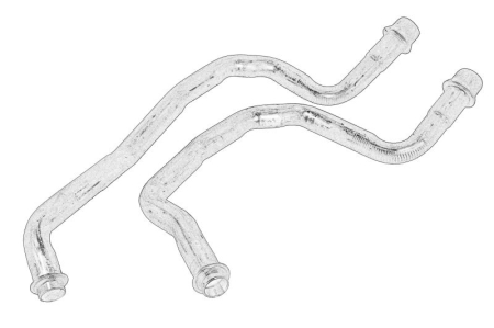 Conducte clima - Furtun incalzire (2 buc.; complet) potrivit ALFA ROMEO TONALE 1.3H/1.5H/1.6D dupa 2022
