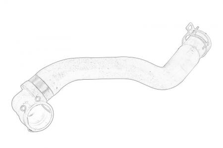 Conducta racire - Furtun încălzire potrivit FORD GALAXY II, MONDEO IV, S-MAX 2.0D 05.06-06.15