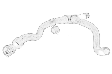 Conducte clima - Furtun incalzire potrivit OPEL ASTRA J, ASTRA J GTC 1.6 2009-2018