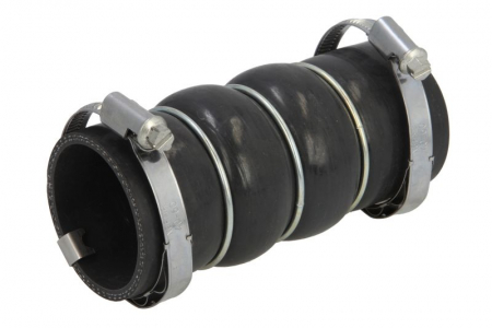 Conducta racire - Furtun intercooler potrivit CITROEN BERLINGO, BERLINGO/MINIVAN, C2, C3 I, XSARA PICASSO; PEUGEOT 206, PARTNER, PARTNER/MINIVAN 1.6D dupa 2004 - (Fata, siliciu)