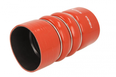 Furtun Intercooler (Superior, 90mmx170mm, rosu) potrivit IVECO EUROSTAR, EUROTECH MH, EUROTECH MP, EUROTECH MT, EUROTRAKKER 8210.42K(TCA)-F2BE0681E 01.92-