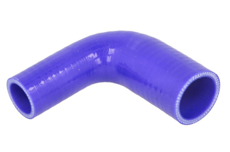 Conducta racire - Furtun radiator (28/38mm x105mm, unghi 90°, culoare albastru, reductie) potrivit VDL