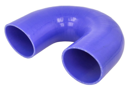 Furtun radiator 89x150 mm, unghi: 180 ° (culoare albastru, -50/180°C)