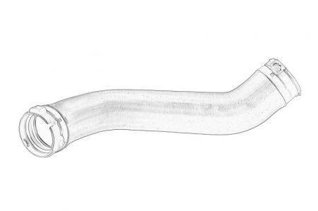 Piese Auto - Furtun radiator (la radiatorul motorului, 75mm) potrivit MERCEDES potrivit MERCEDES ACTROS MP4 / MP5 471.943-OM936.916 07.11-