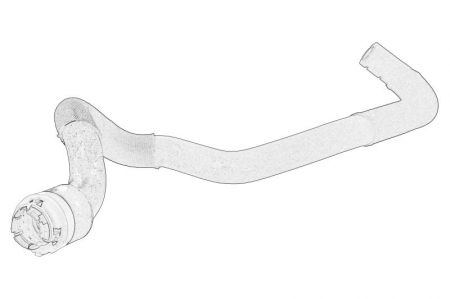 Piese Auto - Furtun radiator parte evacuare potrivit OPEL ZAFIRA B 1.9D 07.05-04.15