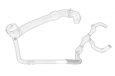 Piese Auto - Furtun radiator potrivit AUDI A3, Q2; SEAT ATECA, LEON; SKODA KAROQ, OCTAVIA III, SUPERB III; VW GOLF VII, PASSAT B8, T-ROC 1.6D/2.0D 04.12-