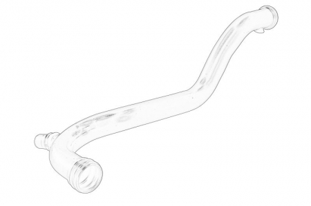 Piese Auto - Furtun radiator potrivit CITROEN C4 II; PEUGEOT 5008, BOXER, EXPERT 2.0D/2.2D 04.06-