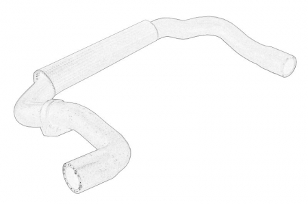 Conducta racire - Furtun radiator potrivit FORD GALAXY I, GALAXY MK I; SEAT ALHAMBRA; VW BORA, BORA I, GOLF IV, SHARAN 1.9D 12.98-03.10