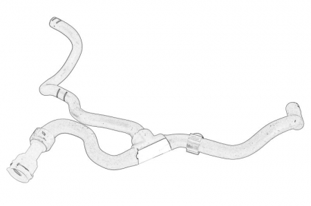Conducta racire - Furtun radiator potrivit OPEL ASTRA J 1.4 06.12-