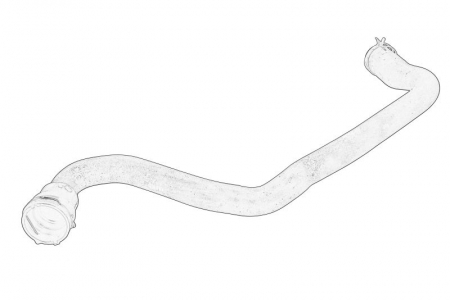 Conducta racire - Furtun radiator superior potrivit FORD GALAXY II, MONDEO IV, S-MAX 2.0D 11.07-06.15