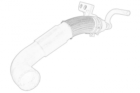 Conducta racire - Furtun radiator superior potrivit TOYOTA RAV 4 II, RAV 4 III, RAV 4 IV 2.0 05.00-11.18