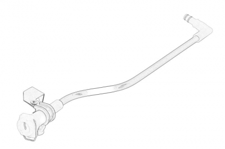 Ambreiaj - Furtun servo ambreiaj potrivit CITROEN JUMPER II; PEUGEOT BOXER 2.2D 04.06-