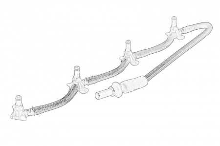 Alimentare combustibil - Furtun supracurgere combustibil FORD B-MAX, C-MAX II, ECOSPORT, FIESTA VI, FIESTA VII, KUGA II, MONDEO V, TOURNEO COURIER B460, TRANSIT CONNECT, TRANSIT CONNECT V408, TRANSIT COURIER B460 1.5D dupa 20