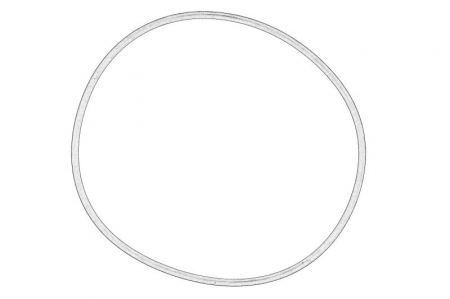 Garnituri - Garnitura pompa apa (130x4mm) potrivit DAF XF 106 MX-11330-MX-13390 05.17-
