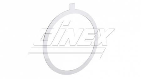 Garnitura sistem evacuare (124x114x1,3mm) potrivit RVI; VOLVO potrivit VOLVO FE II, FH II, FL III, FM II D13A420-G13C460 01.12- [1]